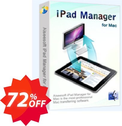 Aiseesoft iPad Manager for MAC Coupon code 72% discount 