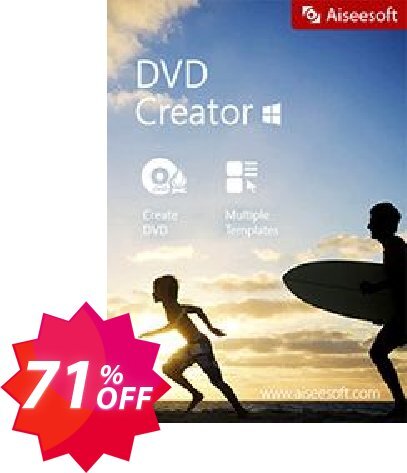 Aiseesoft DVD Creator Coupon code 71% discount 