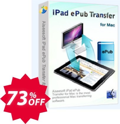 Aiseesoft iPad ePub Transfer for MAC Coupon code 73% discount 