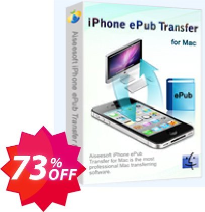 Aiseesoft iPhone ePub Transfer for MAC Coupon code 73% discount 