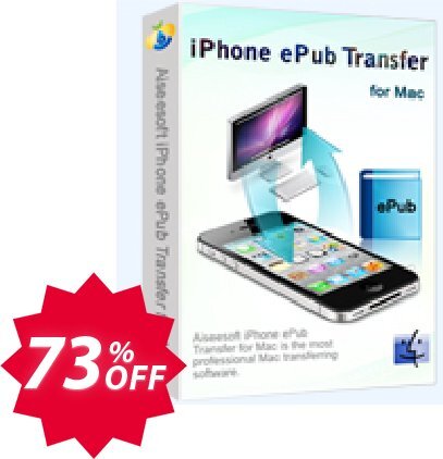 Aiseesoft iPhone ePub Transfer for MAC Coupon code 73% discount 