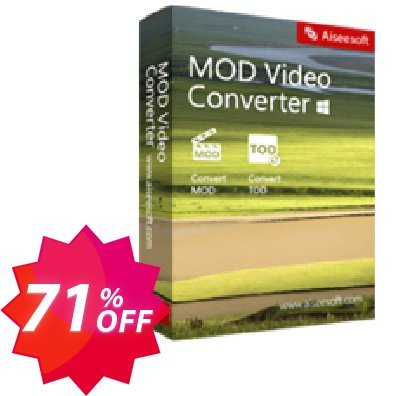 Aiseesoft Mod Video Converter Coupon code 71% discount 