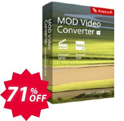 Aiseesoft Mod Video Converter Coupon code 71% discount 