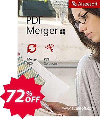 Aiseesoft PDF Merger Coupon code 72% discount 
