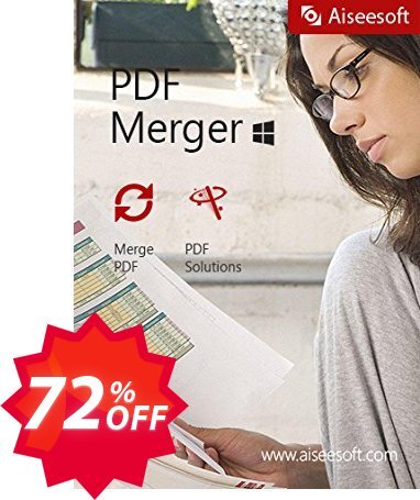 Aiseesoft PDF Merger Coupon code 72% discount 