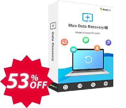 Aiseesoft MAC Data Recovery, Monthly Plan  Coupon code 53% discount 