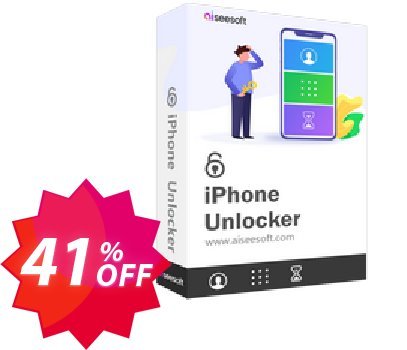 Aiseesoft iPhone Unlocker for MAC, Lifetime  Coupon code 41% discount 