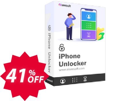 Aiseesoft iPhone Unlocker - Yearly/3 iOS Devices Coupon code 41% discount 