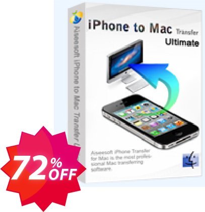 Aiseesoft iPhone to MAC Transfer Ultimate Coupon code 72% discount 