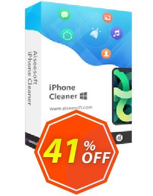Aiseesoft iPhone Cleaner Coupon code 41% discount 