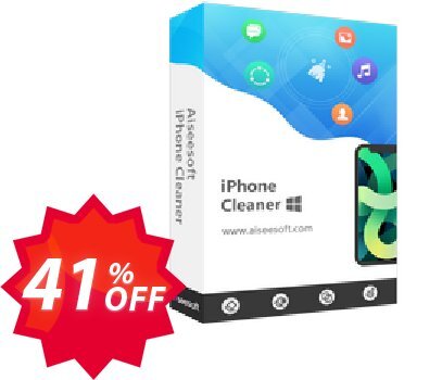 Aiseesoft iPhone Cleaner Coupon code 41% discount 