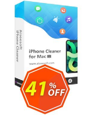Aiseesoft iPhone Cleaner for MAC Coupon code 41% discount 