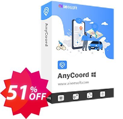 Aiseesoft AnyCoord - Yearly Coupon code 51% discount 