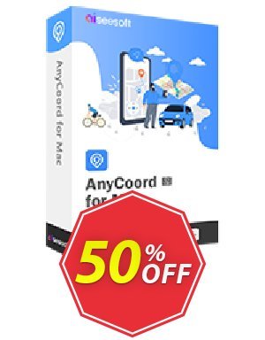 Aiseesoft AnyCoord for MAC - Lifetime/24 Devices Coupon code 50% discount 