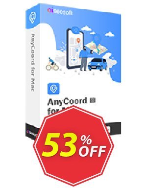 Aiseesoft AnyCoord for MAC + 6 Devices Coupon code 53% discount 