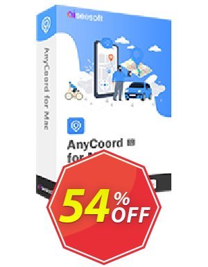 Aiseesoft AnyCoord for MAC - 1 Quarter Coupon code 54% discount 