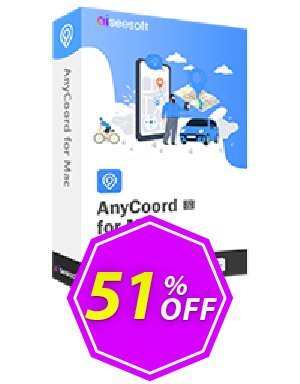 Aiseesoft AnyCoord for MAC - Yearly Coupon code 51% discount 