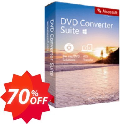 Aiseesoft DVD Converter Suite Coupon code 70% discount 
