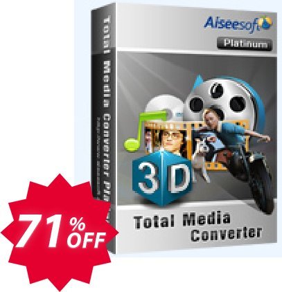 Aiseesoft Total Media Converter Platinum Coupon code 71% discount 