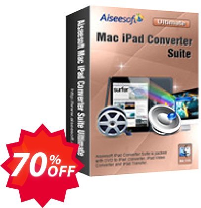 Aiseesoft MAC iPad Converter Suite Ultimate Coupon code 70% discount 