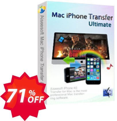 Aiseesoft MAC iPhone Transfer Ultimate Coupon code 71% discount 