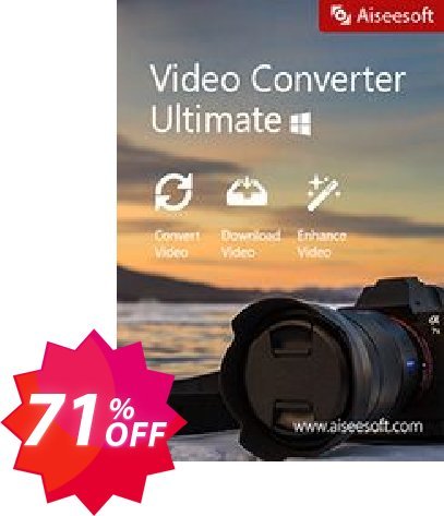 Aiseesoft Video Converter Ultimate Coupon code 71% discount 