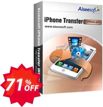 Aiseesoft iPhone Transfer Ultimate Coupon code 71% discount 