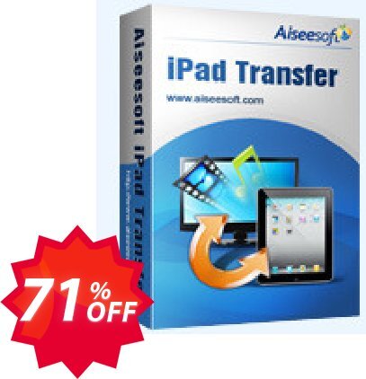 Aiseesoft iPad Transfer Ultimate Coupon code 71% discount 