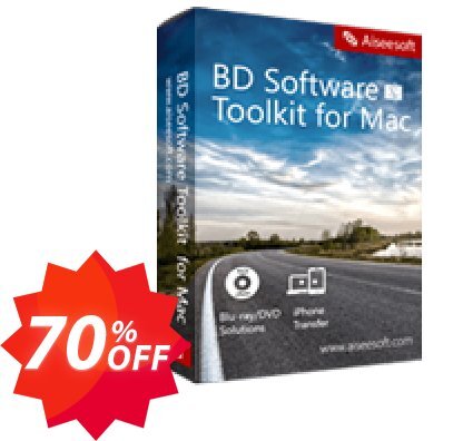 Aiseesoft BD Software Toolkit for MAC Coupon code 70% discount 