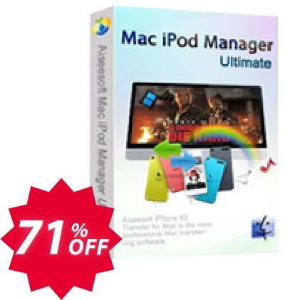Aiseesoft MAC iPod Manager Ultimate Coupon code 71% discount 