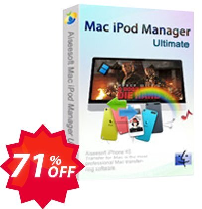 Aiseesoft MAC iPod Manager Ultimate Coupon code 71% discount 