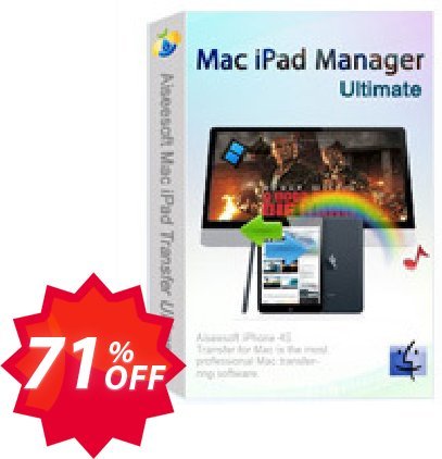 Aiseesoft MAC iPad Manager Ultimate Coupon code 71% discount 