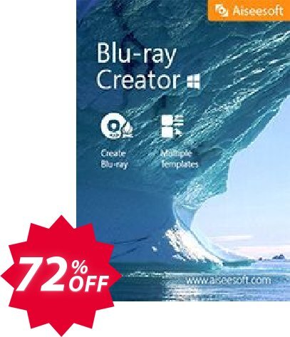 Aiseesoft Blu-ray Creator Coupon code 72% discount 