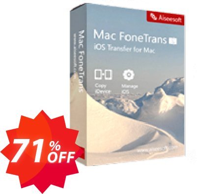 MAC FoneTrans Coupon code 71% discount 