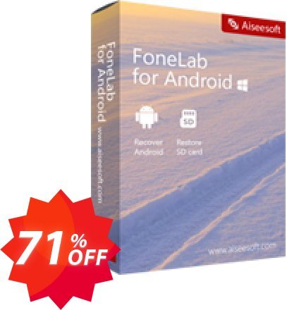 FoneLab Android Data Recovery Coupon code 71% discount 