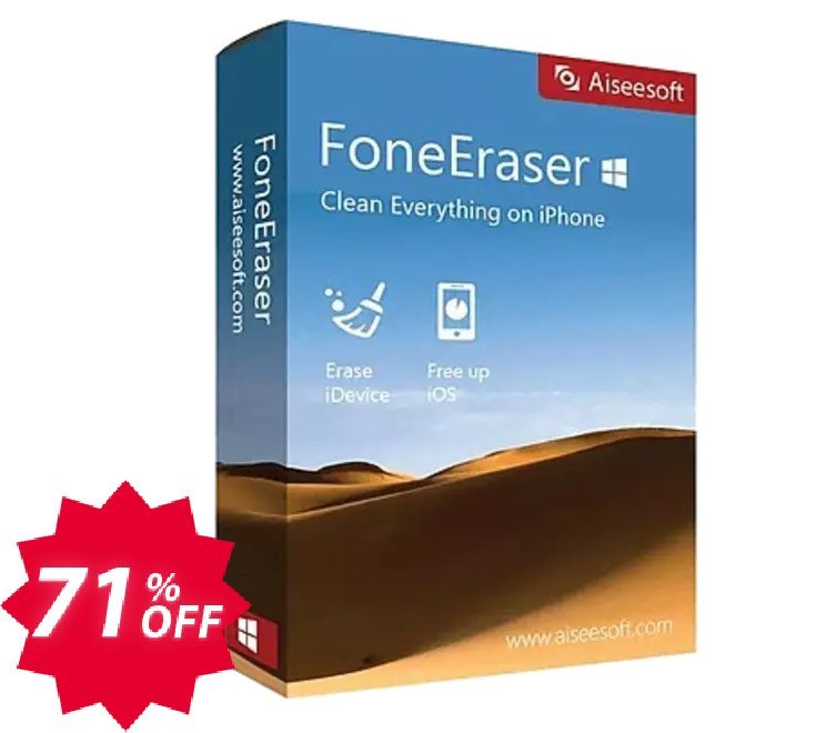 Aiseesoft FoneEraser Coupon code 71% discount 