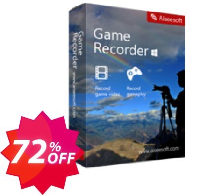 Aiseesoft Game Recorder Coupon code 72% discount 