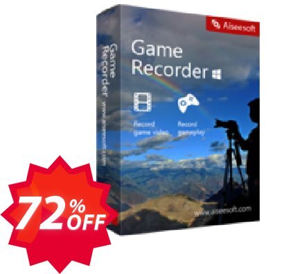 Aiseesoft Game Recorder Coupon code 72% discount 