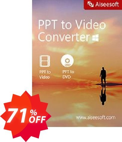 Aiseesoft PPT to Video Converter Coupon code 71% discount 