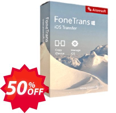 FoneTrans Commercial Plan Coupon code 50% discount 