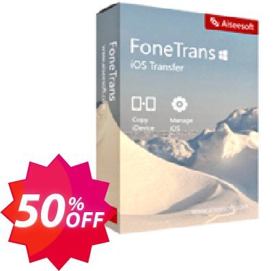 MAC FoneTrans Commercial Plan Coupon code 50% discount 