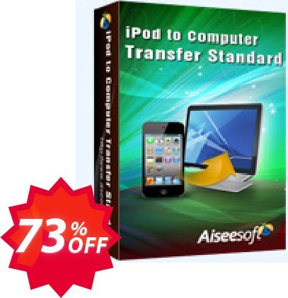 Aiseesoft iPod to Computer Transfer Coupon code 73% discount 