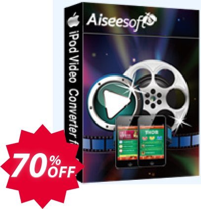 Aiseesoft iPod Video Converter for MAC Coupon code 70% discount 