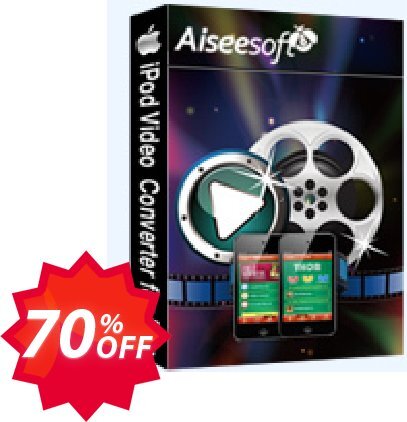 Aiseesoft iPod Video Converter for MAC Coupon code 70% discount 