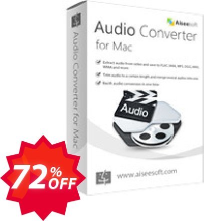 Aiseesoft Audio Converter for MAC Coupon code 72% discount 