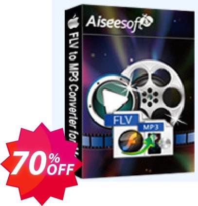 Aiseesoft FLV to MP3 Converter for MAC Coupon code 70% discount 