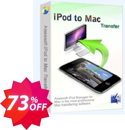 Aiseesoft iPod to MAC Transfer Coupon code 73% discount 