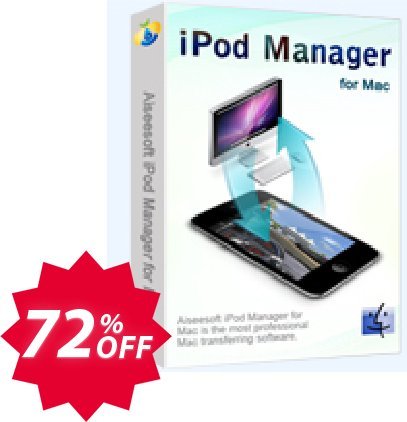 Aiseesoft iPod Manager for MAC Coupon code 72% discount 