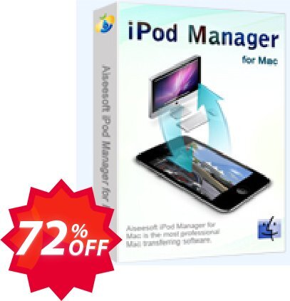 Aiseesoft iPod Manager for MAC Coupon code 72% discount 