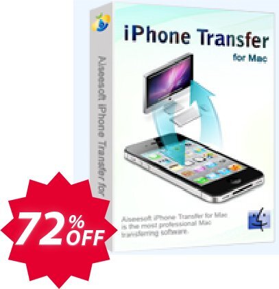 Aiseesoft iPhone Transfer for MAC Coupon code 72% discount 